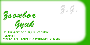 zsombor gyuk business card